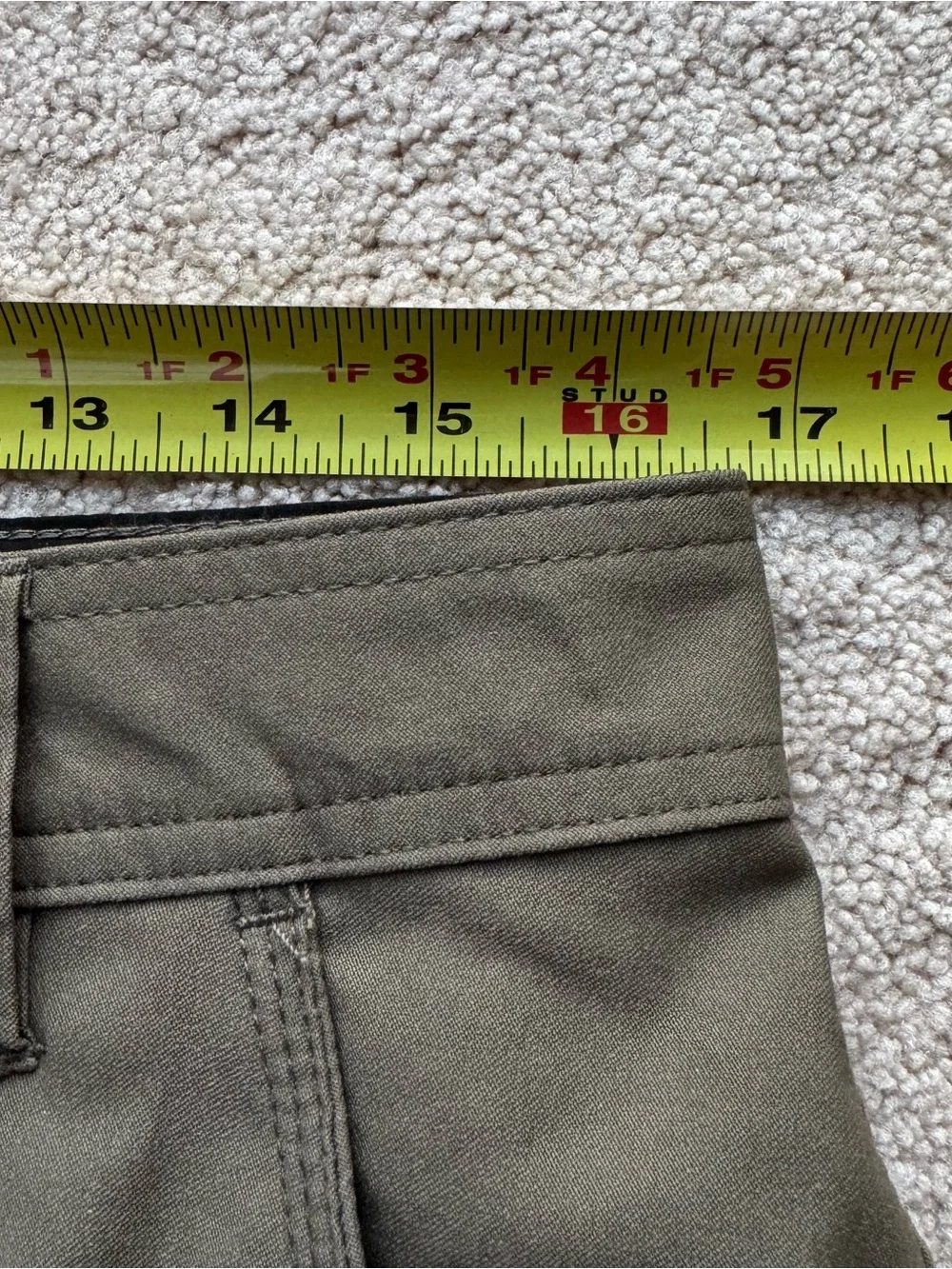 Prana Stretch Zion Pant II Mens 31 x 30 Slate Green Hiking Cargo Pants NWT